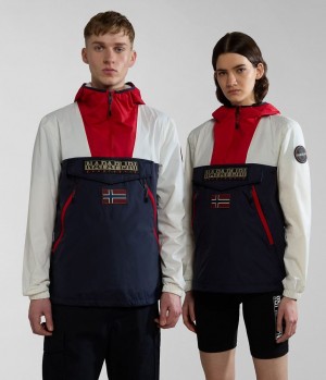 Dámské Bundy Do Deště Napapijri Rainforest Ripstop Anorak Jacket - Unisex Multicolour | 14EJRYHIV