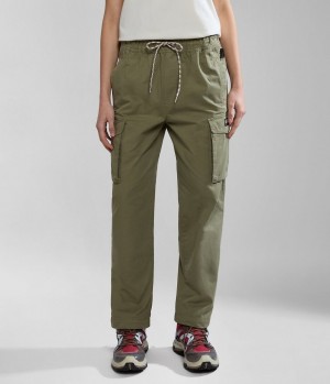 Dámské Cargo Kalhoty Napapijri Faber Cargo Trousers Zelene | 76EMSCQAL