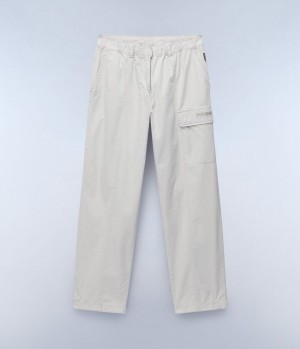 Dámské Cargo Kalhoty Napapijri Murg Cargo Trousers Béžový Stříbrné | 51JQPNYLX