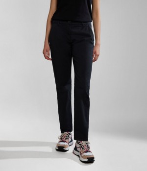 Dámské Chino Kalhoty Napapijri Meridian Chino Trousers Černé | 20TIGRMDW