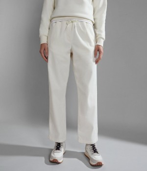 Dámské Jogger Kalhoty Napapijri Olette Trousers Bílé | 30QGNOHPF