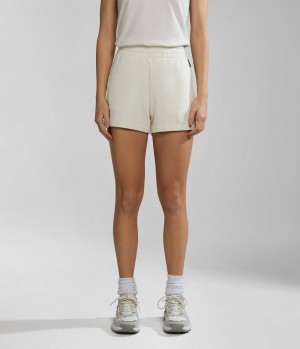 Dámské Kraťasy Napapijri Iaato Bermuda Shorts Bílé | 67EBSIRYD