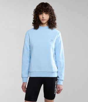 Dámské Mikiny Napapijri Nina Summer Sweatshirt Světle Blankyt | 30IOHKPWC