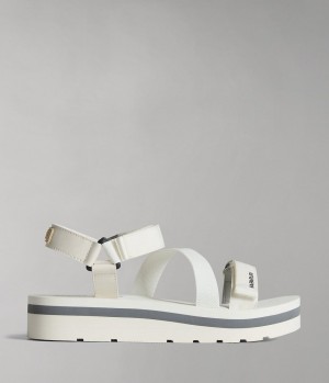 Dámské Sandály Napapijri Ripstop Dahlia Sandals Bílé | 35QDTURBZ