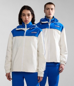 Dámské Short Jackets Napapijri Grober Packable Jacket Bílé | 80WOKFVTI