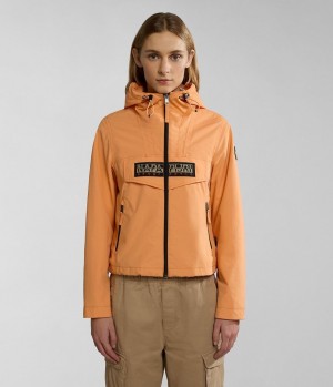 Dámské Short Jackets Napapijri Rainforest Open Summer Jacket Oranžové | 62YEUXLPJ