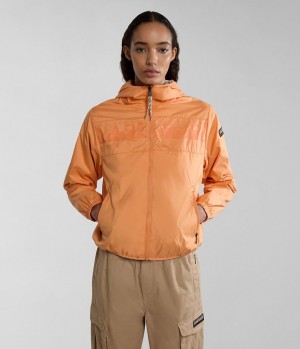 Dámské Short Jackets Napapijri Raymi Short Jacket Oranžové | 01YUKEQJC