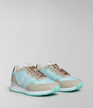 Dámské Sportovní Boty Napapijri Astra Nylon Trainers Béžový | 74ZRFGSJC