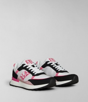 Dámské Sportovní Boty Napapijri Carley Trainers Bílé Růžové | 15YQOBHMF