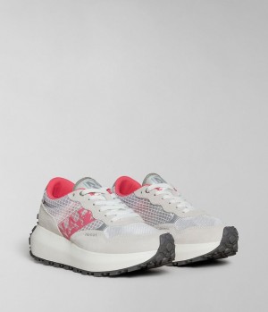 Dámské Sportovní Boty Napapijri Katrina Mesh Trainers Bílé | 87DXSRYTC