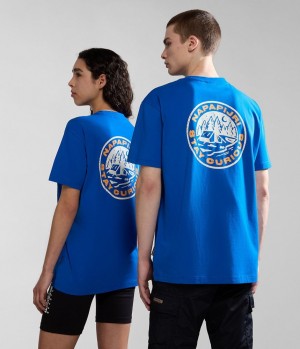 Dámské Tričko Napapijri Kotcho Short Sleeve T-Shirt Blankyt | 98MUHVEFJ