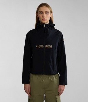 Dámské Větrovka Napapijri Rainforest Open Summer Jacket Černé | 80TNACHYW
