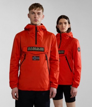 Dámské Větrovka Napapijri Rainforest Ripstop Anorak Jacket - Unisex Oranžové | 27RGLJTQW