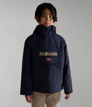 Dětské Anoraks Napapijri Northfarer Winter Anorak Jacket (4-16 YEARS) Tmavě Blankyt | 70PTSGEAH