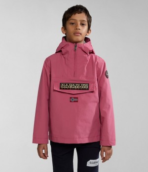 Dětské Anoraks Napapijri Rainforest Summer Anorak Jacket (4-16 YEARS) Růžové | 06HNDTRPV