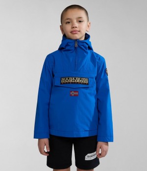 Dětské Anoraks Napapijri Rainforest Summer Anorak Jacket (4-16 YEARS) Blankyt | 80LSXYNRK