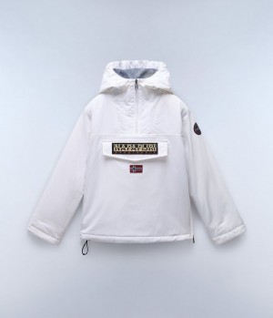 Dětské Anoraks Napapijri Rainforest Winter Anorak Jacket (4-16 YEARS) Bílé | 65YVPCHKO