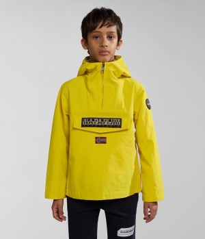 Dětské Bundy Do Deště Napapijri Rainforest Summer Anorak Jacket (4-16 YEARS) Žluté | 76DJLACRG
