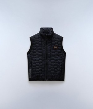 Dětské Gilet Napapijri Sarine Vest (4-16 YEARS) Černé | 39XBHOFVJ