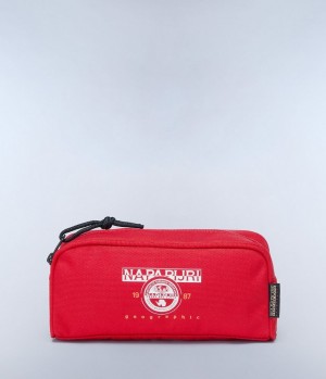 Dětské Malé Peněženky Napapijri Boussine Pencil Case Červené | 67NSBZEXV