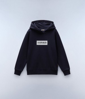 Dětské Mikina s Kapucí Napapijri Chamois Hoodie (4-16 YEARS) Tmavě Blankyt | 34BGEOWLA