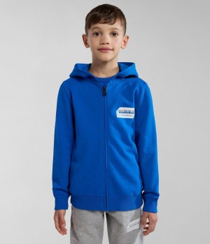 Dětské Mikina s Kapucí Napapijri Kitik Full-Zip Hoodie (4-16 YEARS) Blankyt | 26ZWNTCRV