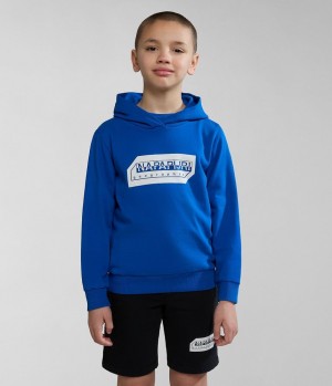 Dětské Mikina s Kapucí Napapijri Kitik Hoodie (4-16 YEARS) Blankyt | 83OTFYRAQ
