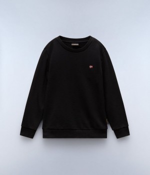 Dětské Mikiny Napapijri Balis Sweatshirt Winter (4-16 YEARS) Černé | 95BVOIYNU