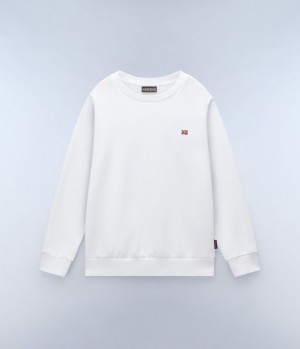 Dětské Mikiny Napapijri Balis Sweatshirt Winter (4-16 YEARS) Bílé | 14BLSPJHK