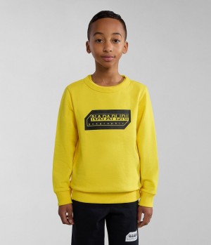 Dětské Mikiny Napapijri Kitik Sweatshirt (4-16 YEARS) Žluté | 14GXFNTMQ