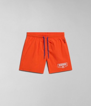 Dětské Plavky Napapijri Cree Swimming Trunks (4-16 YEARS) Oranžové | 32JDAKCNR