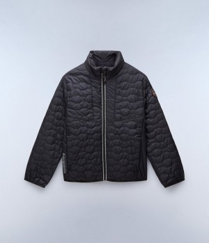 Dětské Puffer Bunda Napapijri Sarine Puffer Jacket (4-16 YEARS) Černé | 70KGXWVTO