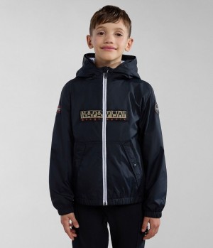 Dětské Short Jackets Napapijri Cree Short Jacket (4-16 YEARS) Černé | 36AEHNMZL