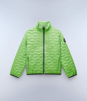 Dětské Short Jackets Napapijri Sarine Puffer Jacket (4-16 YEARS) Zelene | 42IBMNVFA