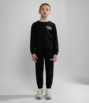 Dětské Tepláky Napapijri Cree Tracksuit (4-16 YEARS) Černé | 36XCBLAYP