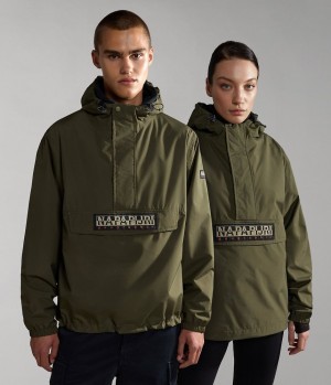 Pánské Anoraks Napapijri Freestrider Anorak Jacket Hnědožlutý Zelene | 78LFTJOZK