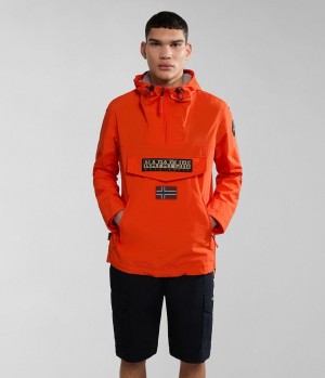 Pánské Anoraks Napapijri Rainforest Pocket Summer Anorak Jacket Oranžové | 83YLBOSRC