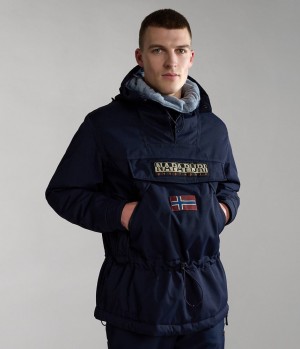 Pánské Anoraks Napapijri Skidoo Anorak Jacket Tmavě Blankyt | 15ZRKOFYL