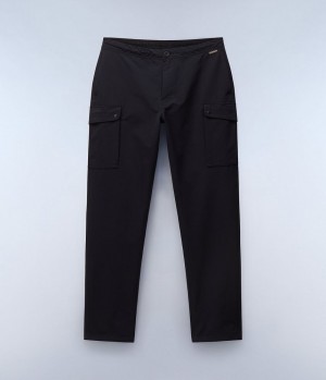 Pánské Cargo Kalhoty Napapijri Broc Cargo Trousers Černé | 30DVMXPHJ