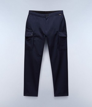 Pánské Cargo Kalhoty Napapijri Broc Cargo Trousers Tmavě Blankyt | 35QFIRUCP