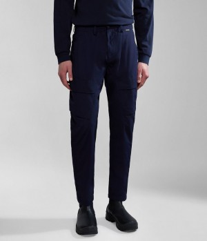 Pánské Cargo Kalhoty Napapijri Carchi Cargo Trousers Tmavě Blankyt | 48SQRCJFI
