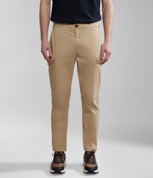 Pánské Cargo Kalhoty Napapijri Dease Cargo Trousers Béžový | 28USLYIFJ