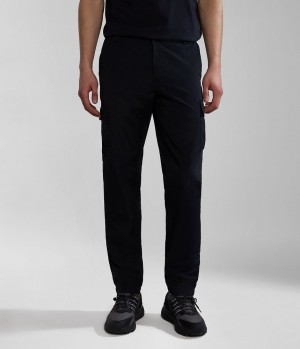 Pánské Cargo Kalhoty Napapijri Faber Cargo Trousers Černé | 62KUVAOLM