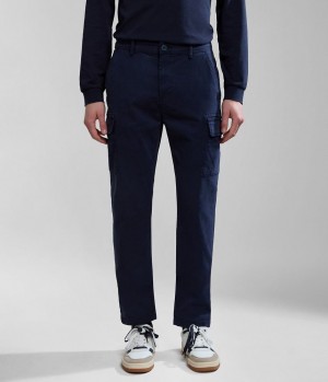 Pánské Cargo Kalhoty Napapijri Yasuni Cargo Trousers Tmavě Blankyt | 30LZQOAKW