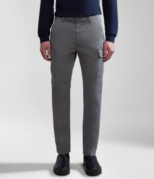 Pánské Cargo Kalhoty Napapijri Yasuni Cargo Trousers Šedé | 37BELTUCO