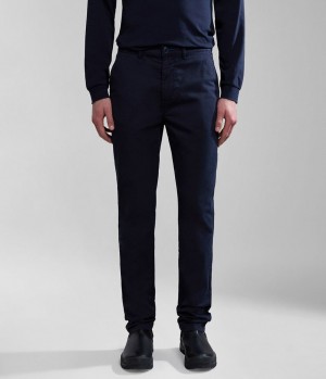 Pánské Chino Kalhoty Napapijri Puyo Summer Chino Trousers Tmavě Blankyt | 72VHXBFOC