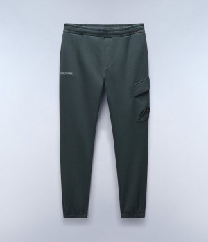 Pánské Jogger Kalhoty Napapijri Badge Cargo Joggers Zelene | 15LNDXCMK