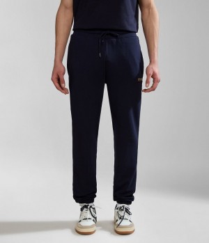 Pánské Jogger Kalhoty Napapijri Iaato Summer Joggers Tmavě Blankyt | 67BLZGMFA