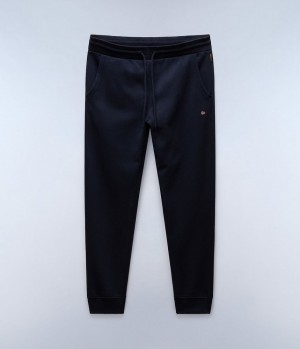 Pánské Jogger Kalhoty Napapijri Malis Fleece Trousers Tmavě Blankyt | 87FXCHOKZ