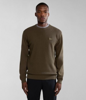 Pánské Jumpers Napapijri Barensee Jumper Zelene | 26IYNFCQB